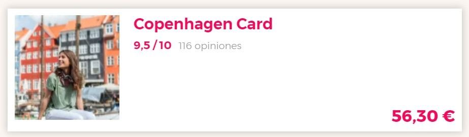 Comprar la Copenhaguen card