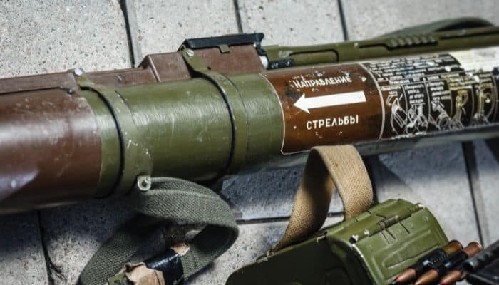 Prácticas de tiro con armas rusas